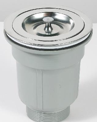 水槽下水器 厨房洗涤槽配件 配件厂家 面盆下水器 半钢下水头产品高清